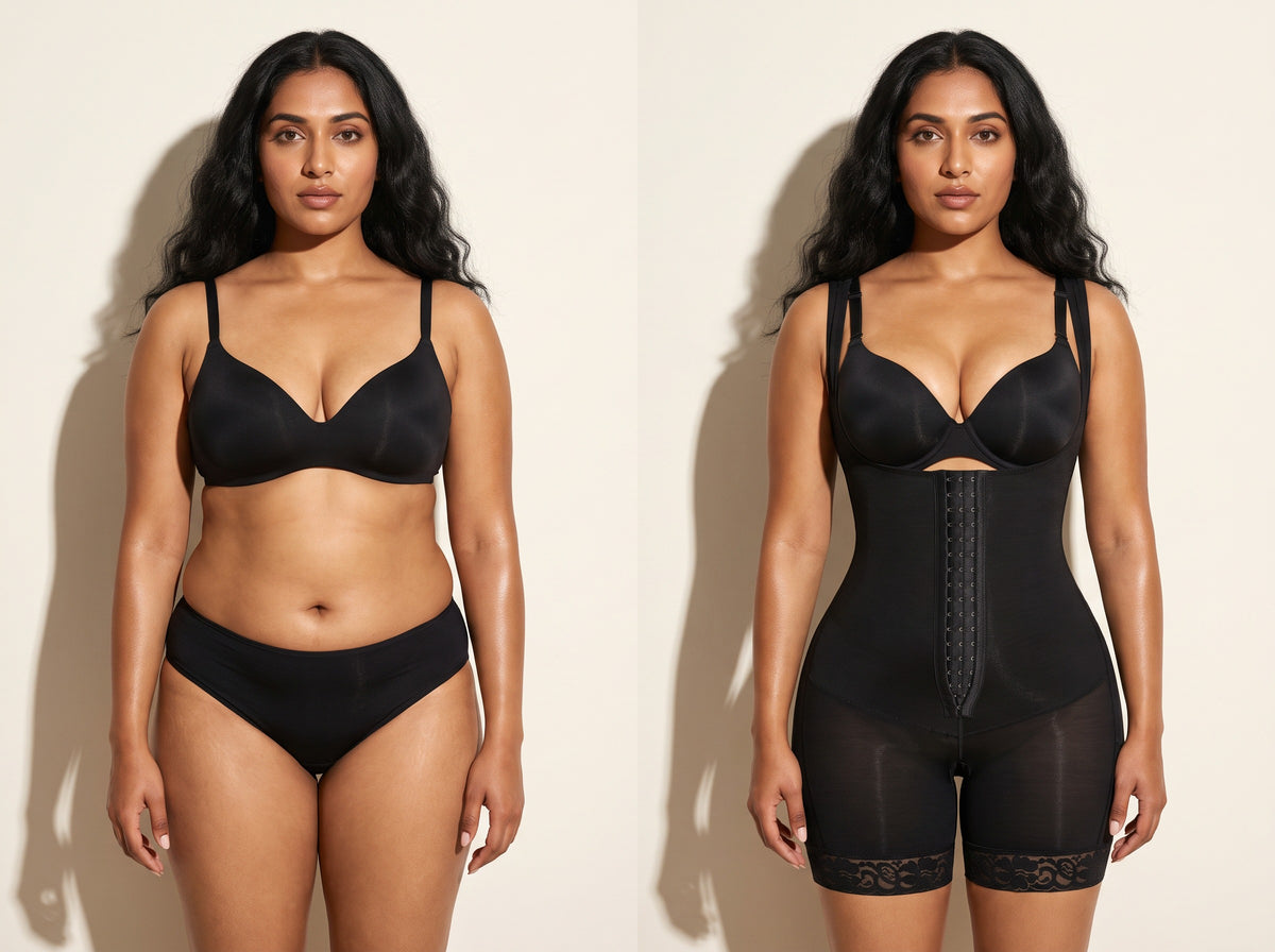 Full Recovery Body Shaper — before and after