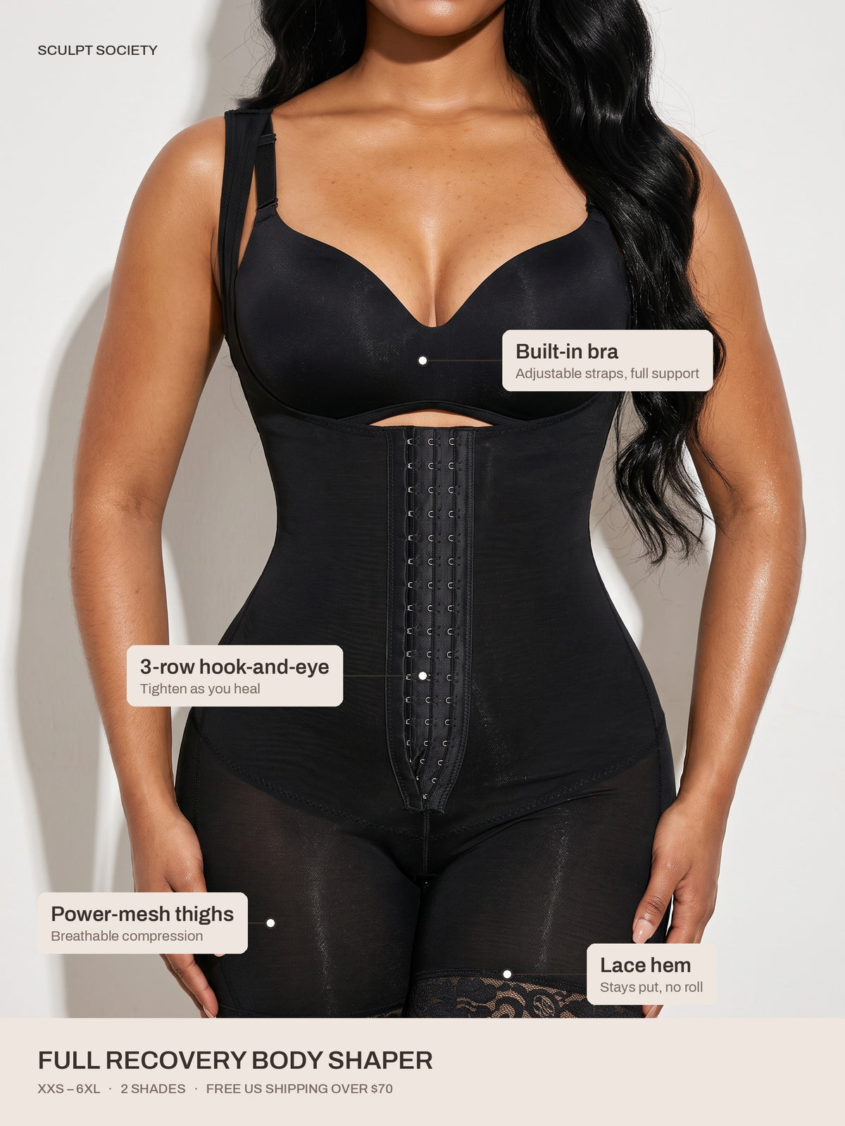 Full Recovery Body Shaper — key benefits