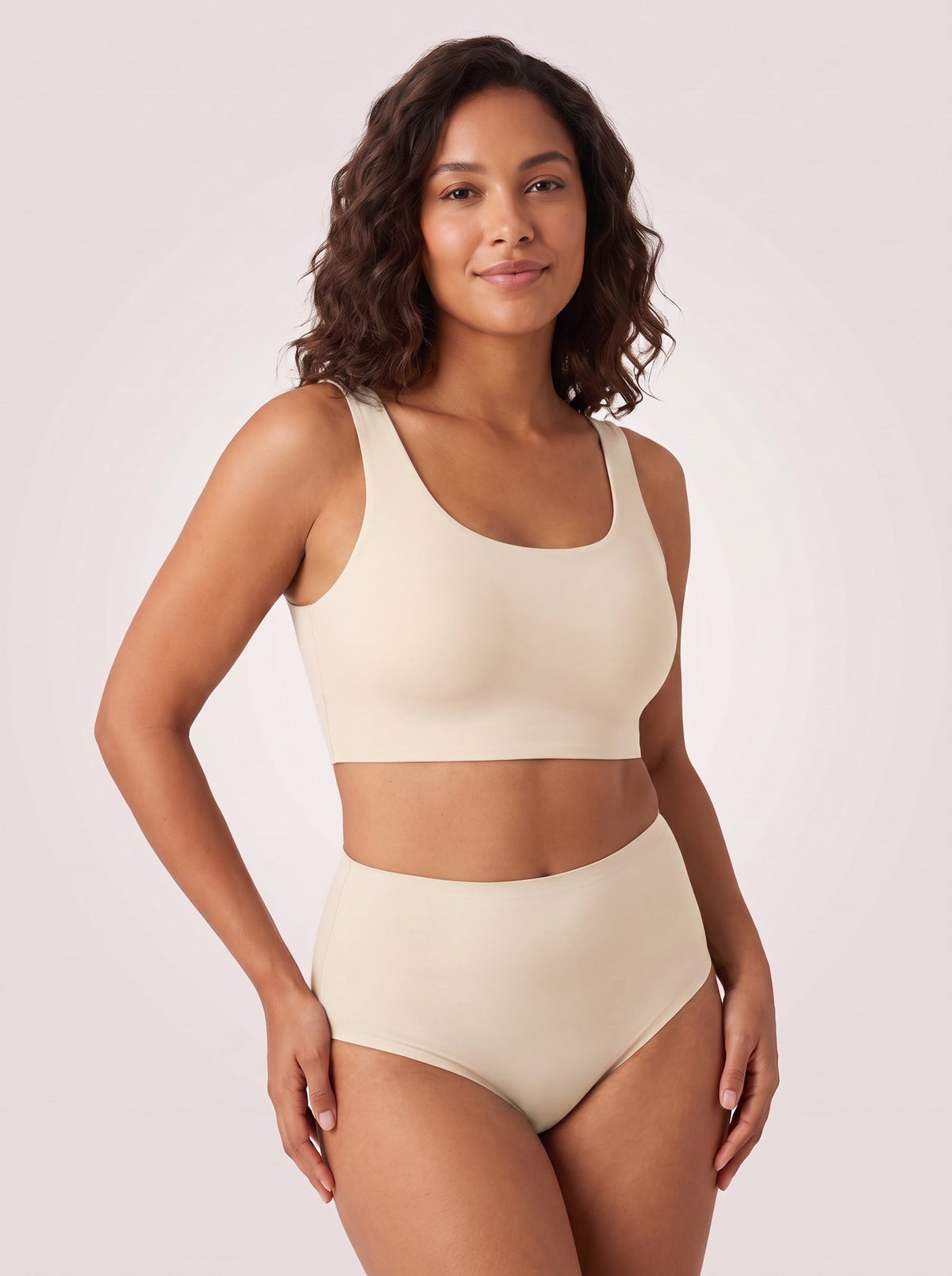 Everyday Seamless Bralette — Bone