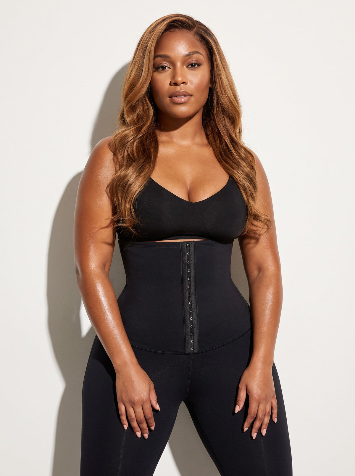 Hook Waist Sculpt Legging — front view