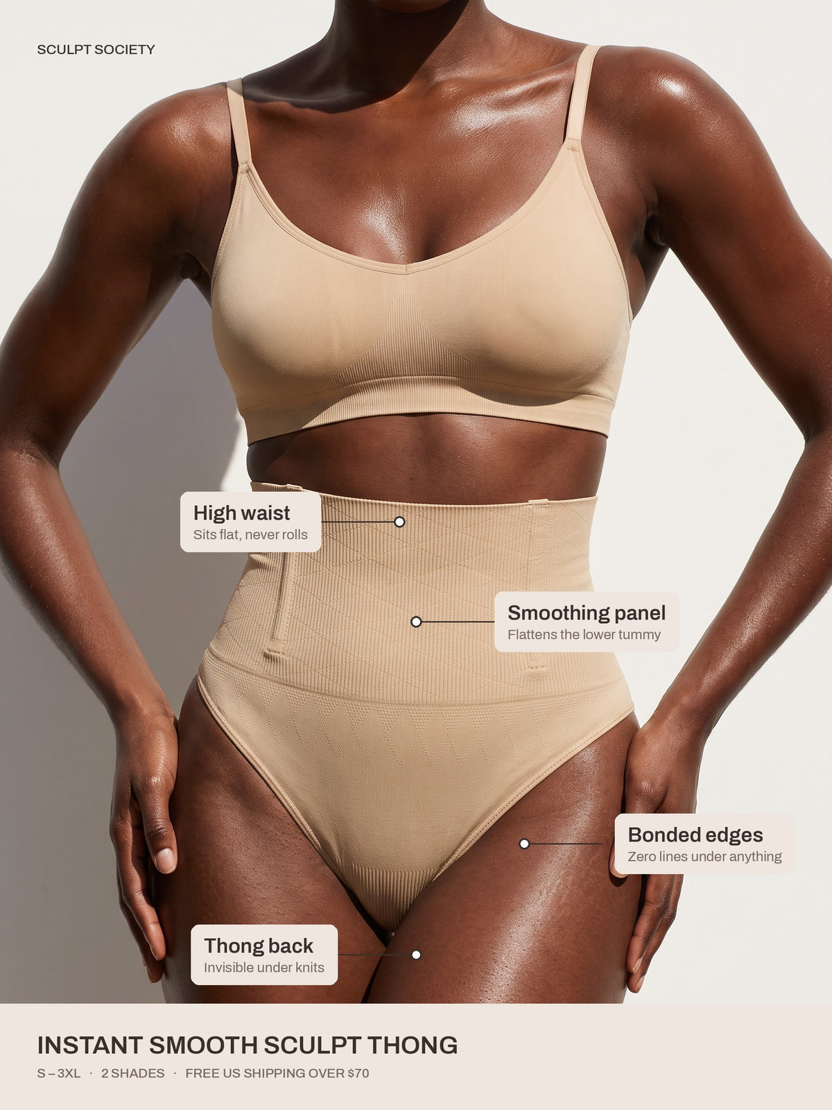 Instant Smooth Sculpt Thong — key benefits