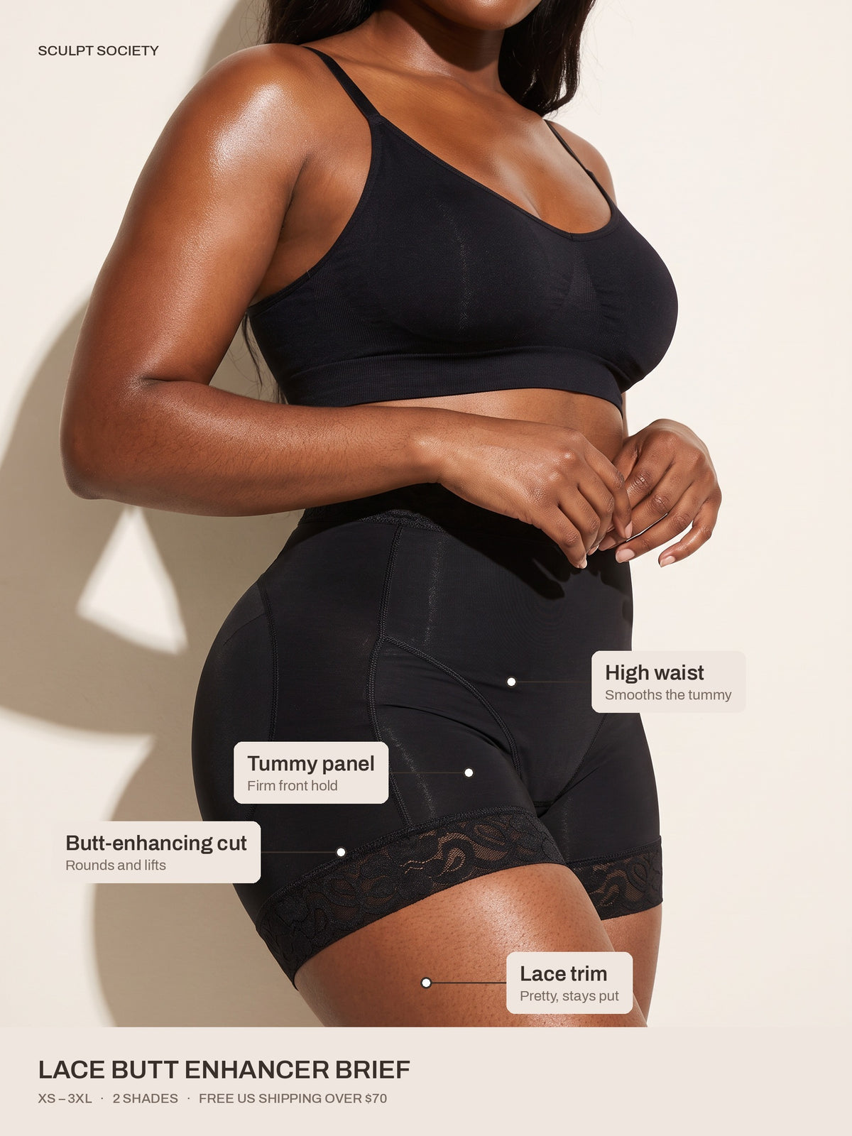 Lace Butt Enhancer Brief — key benefits